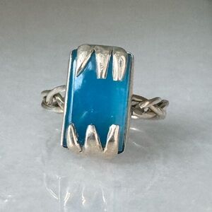 NWOT Sundance Craggy Peak Ring, Smithsonite, Sterling Silver